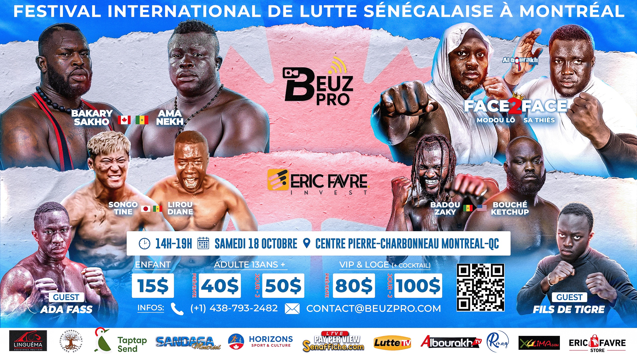 Festival International de lutte sénégalaise à Montréal