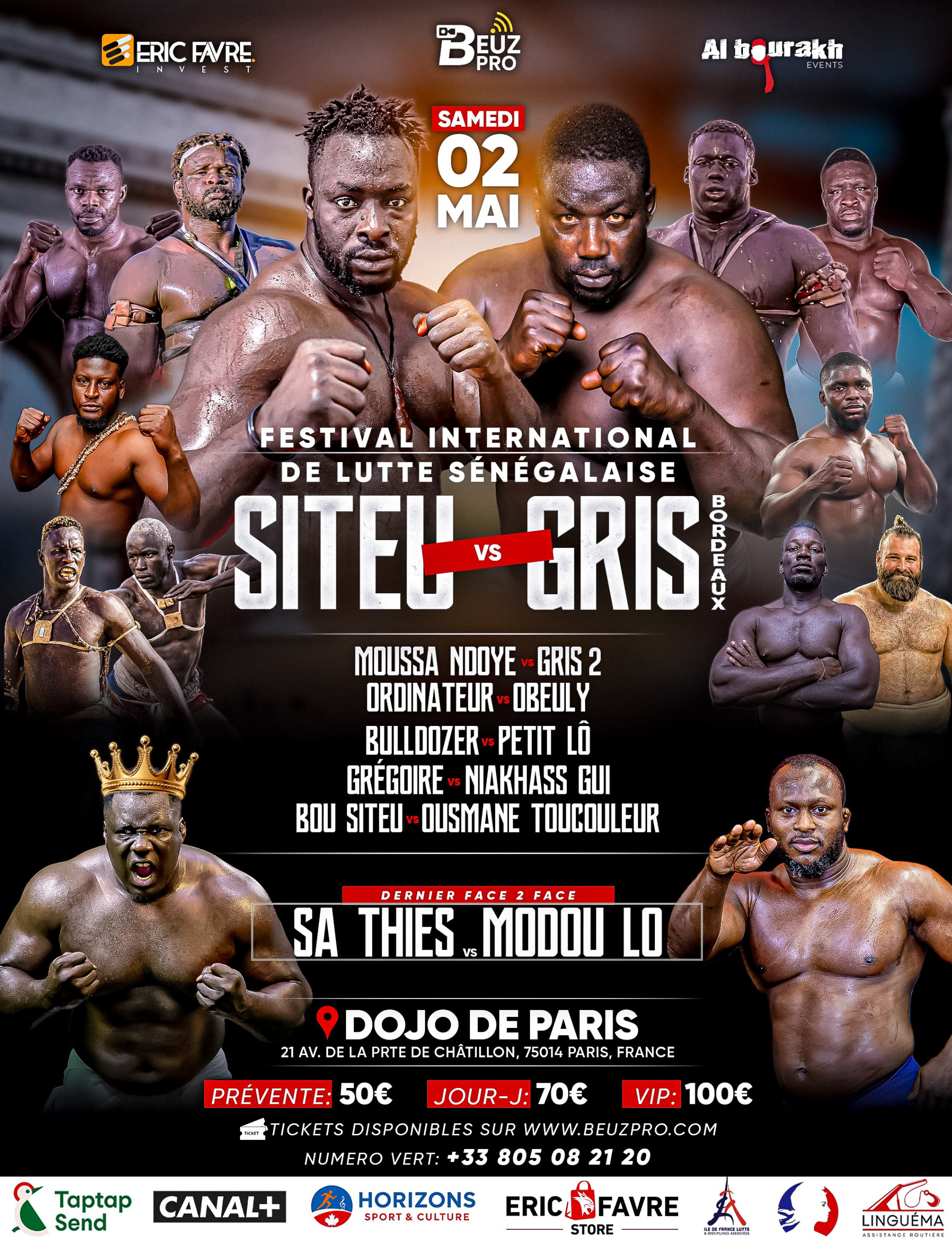Siteu vs Gris Bordeaux — Paris 2 mai 2026